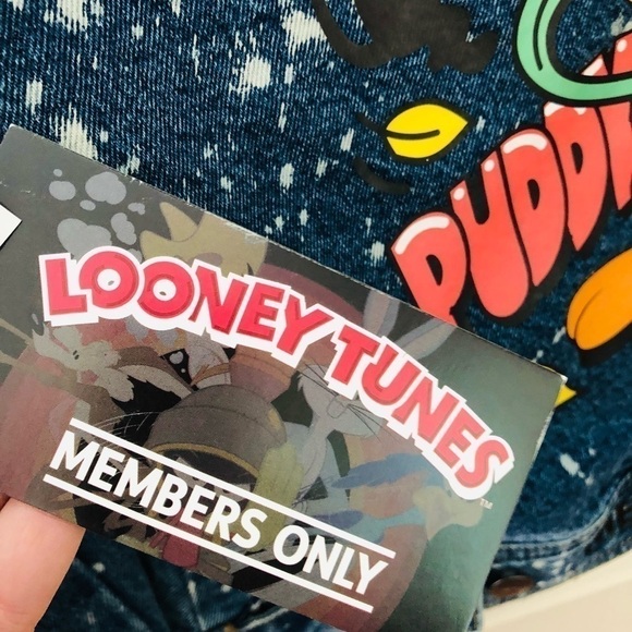 Members Only Looney Tunes Jean Jacket NWT - Picture 12 of 16